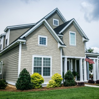 house with nice siding